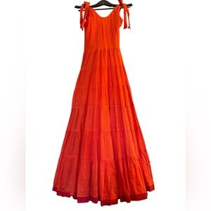 Elegant Red Maxi Summer Dress
New, without tag.